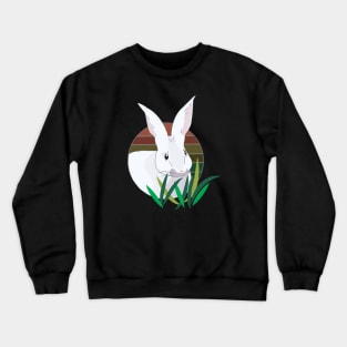 White bunny Crewneck Sweatshirt